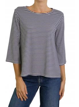 Maglia a righe con manica 3/4
